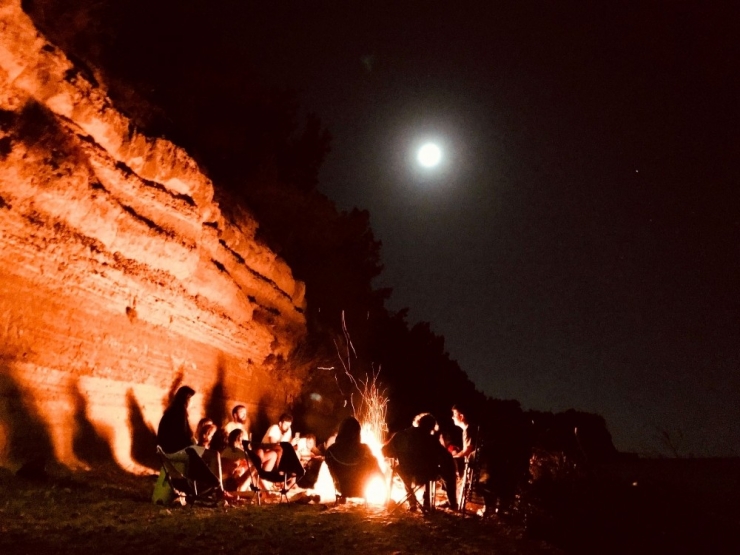 Çanakkale Bisiklet Platformu Kamplı Tur Düzenledi