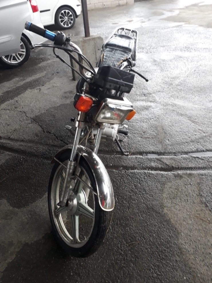 Çaldığı Motosikletle Yakalandı