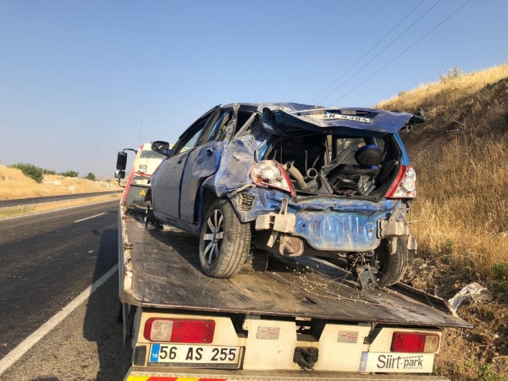 Siirt’te Trafik Kazası: 2 Yaralı