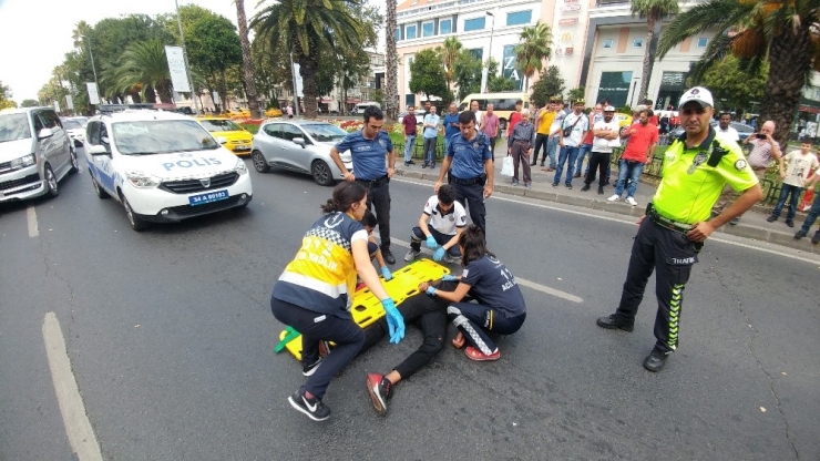 Vatan Caddesi’nde Moto Kurye Kazası: 1 Yaralı