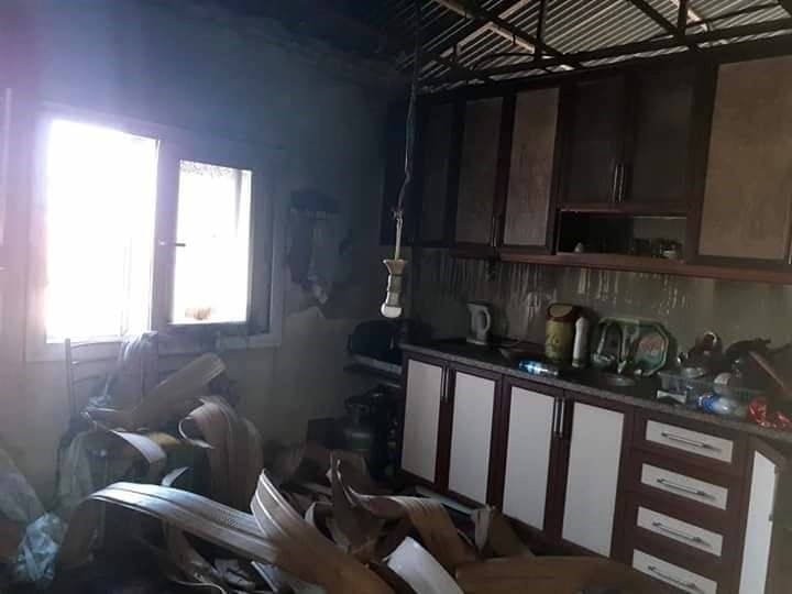 Mersin’de Yangın Evi Harabeye Çevirdi