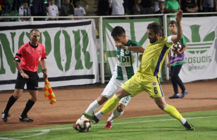 Spor Toto 1. Lig: Giresunspor: 0 - Menemenspor: 2 (Maç Sonucu)