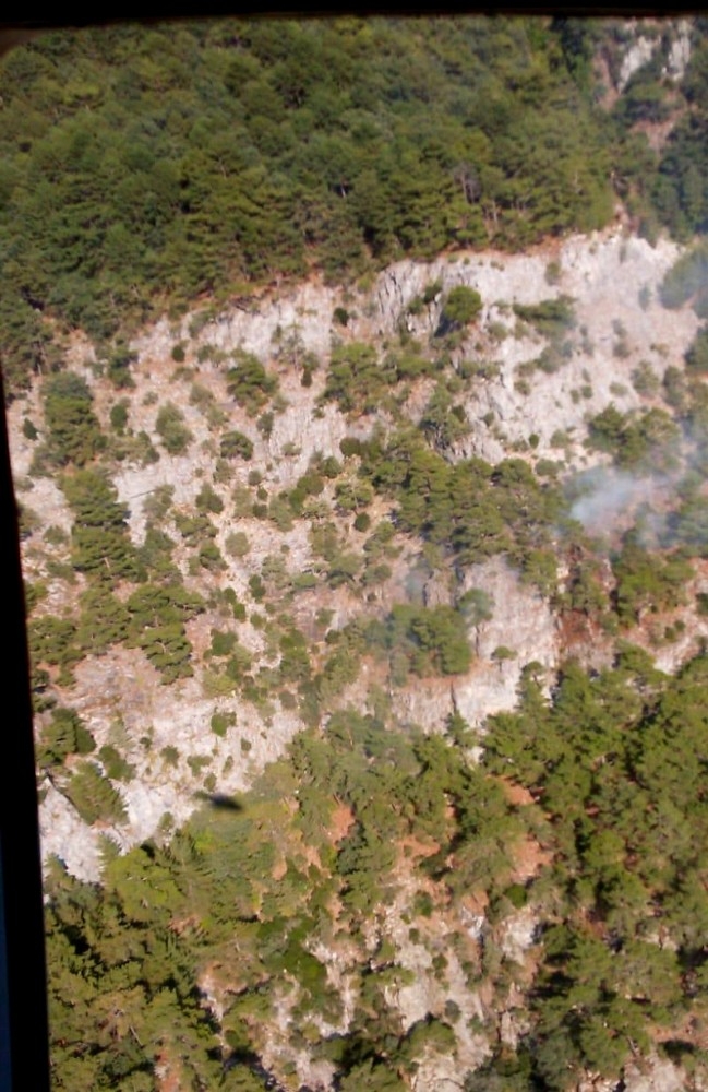 Kazdağları’nda Yıldırım Ormanı Yakıyordu
