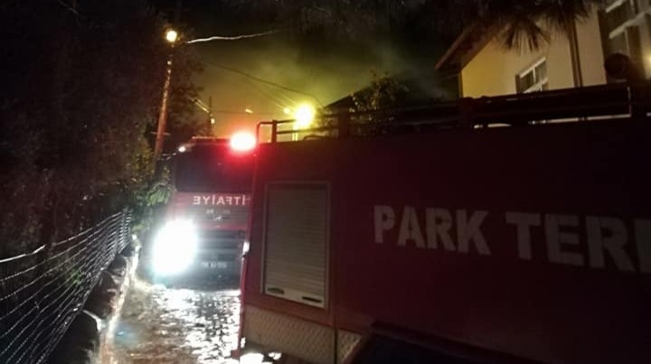 Başkentte Bir Ev Küle Döndü