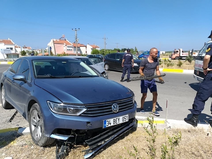 Ayvalık’ta Trafik Kazası; 5 Yaralı