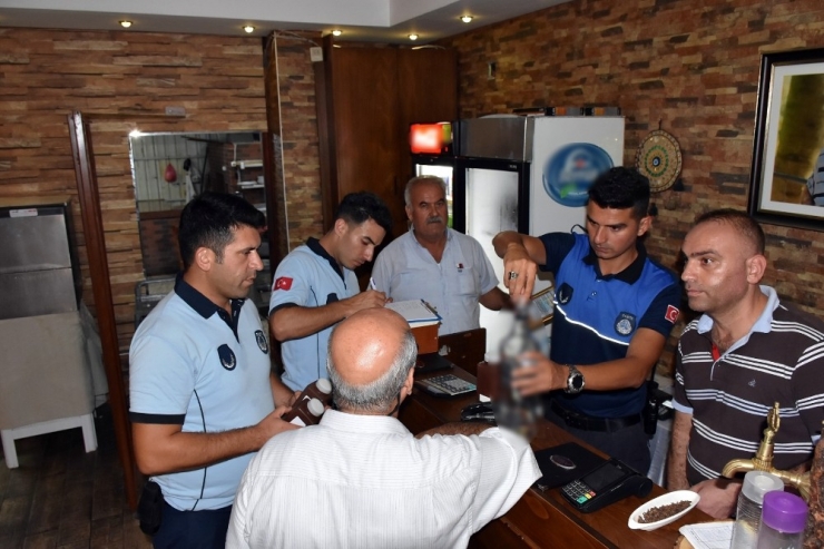 Tarsus’ta İçkili Mekanlar Denetlendi