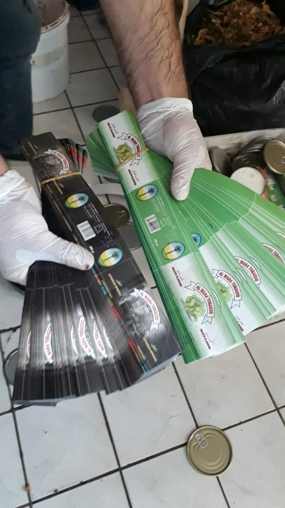 Kaçak Nargile Tütünü Operasyonu