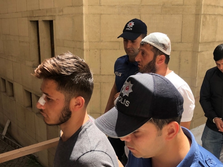 Taşlı Sopalı Beşik Kertmesi Kavgasındaki 18 Kişi Adliyeye Sevk Edildi