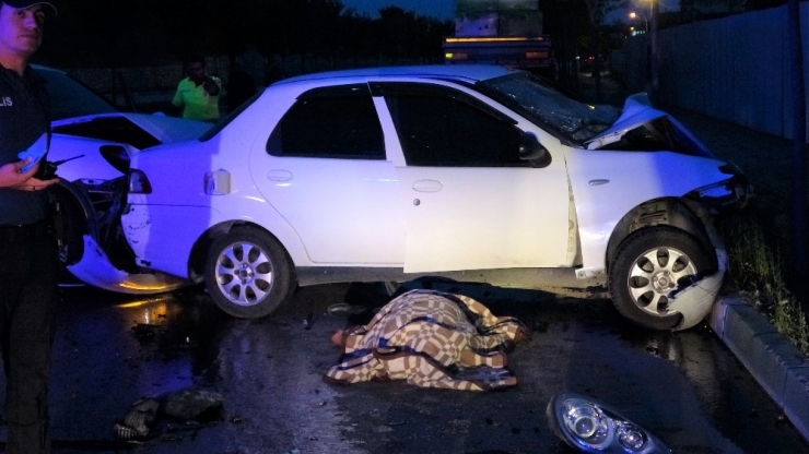 Müşteri Olarak Gittiği Gece Kulübünün Şoförü İle Kafa Kafaya Çarpıştı, Olay Yerinden Kaçtı