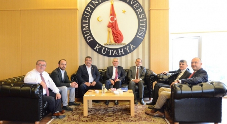 Dumlupınar Potokolünden Rektörü Prof. Dr. Kazım Uysal’a Ziyaret