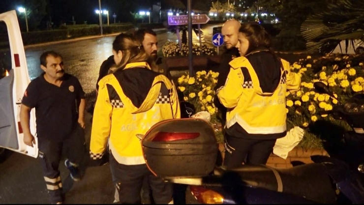 İki Ayrı Motosiklet Kazasında Sürücüler Yaralandı