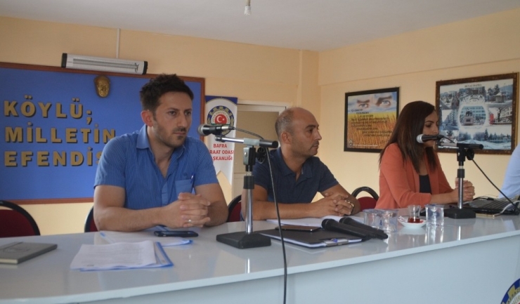 Bafra’da Kkydp 13. Etap Tarıma Dayalı Yatırımlar Hakkında Bilgilendirme Yapıldı