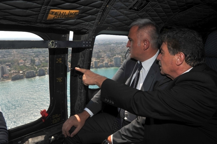 Bakan Ersoy, Kapalı Maraş’ta İncelemelerde Bulundu