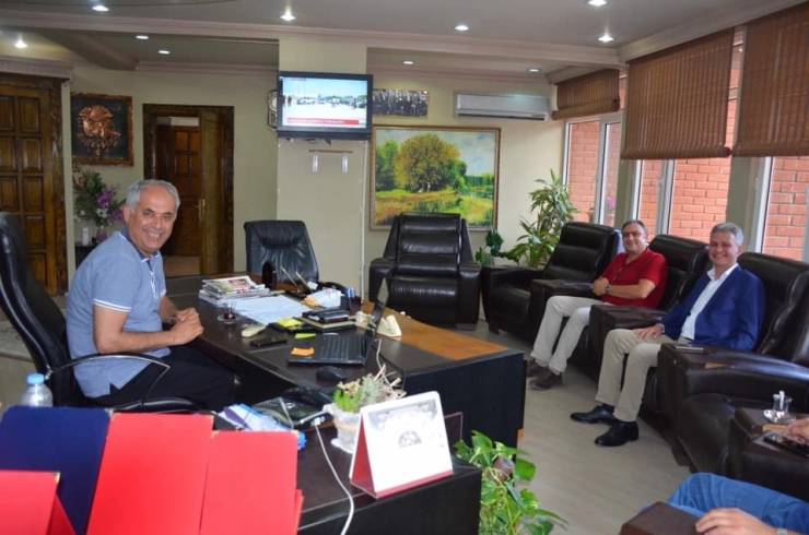 Ak Parti İlçe Başkanı Yılmaz’dan Başkan Yaman’a Ziyaret