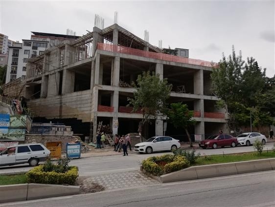 Ertuğrul Gazi Camii İnşaatına Denetim