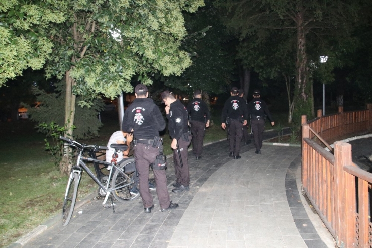 Parklar Gece Kartallarıyla Denetlendi