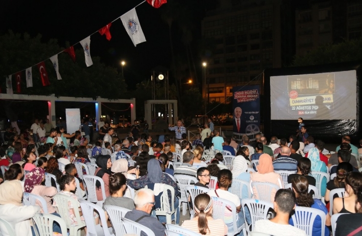 Mersinliler, Yazlık Sinemayla Nostalji Yaşadı