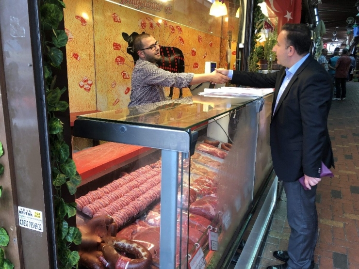 Ufuk Cömez, Esnaf Ziyaretlerine Ara Vermiyor