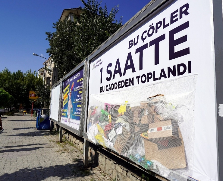 Billboardlarda Çevre Bilinci Ve Farkındalık Oluşturuldu
