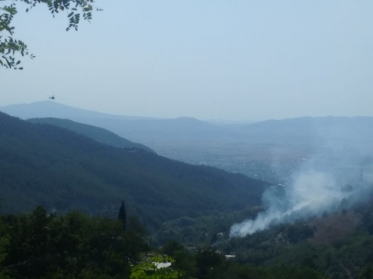Osmaniye’de 1,5 Hektarlık Çam Ve Makilik Alan Yandı
