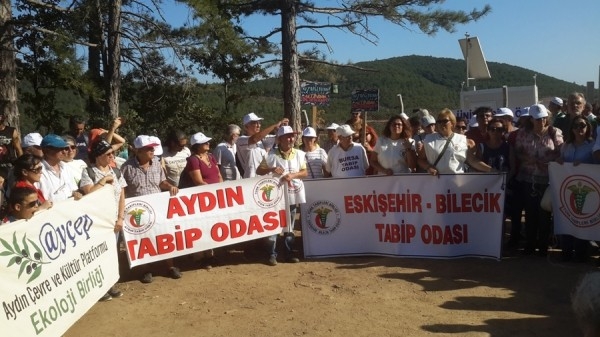 Aydın Tabip Odası, Kaz Dağları Nöbetine Katıldı