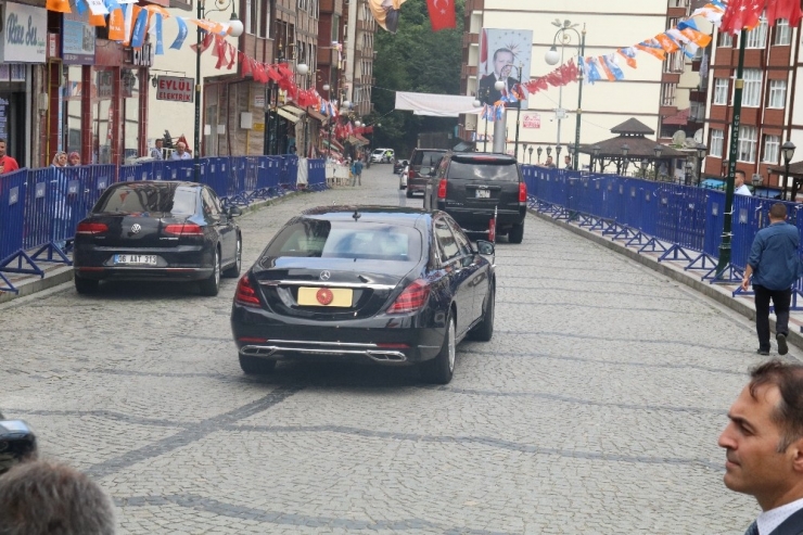 Cumhurbaşkanı Erdoğan Rize’den Ayrıldı