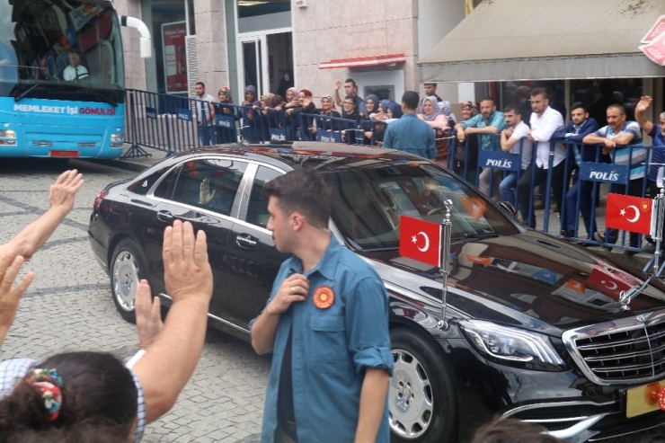 Cumhurbaşkanı Erdoğan Rize’den Ayrıldı