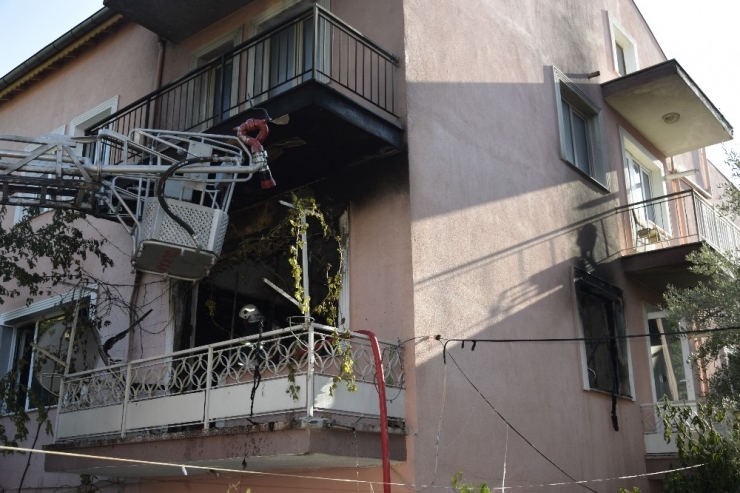 Burdur’da Ev Yangını