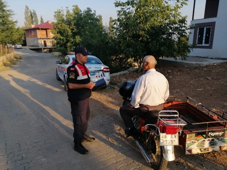 Jandarmadan Motosiklet Denetimi