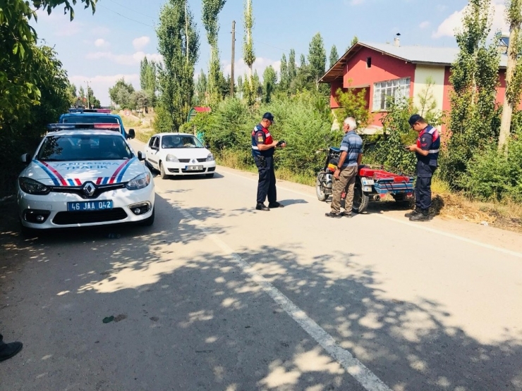 Jandarmadan Motosiklet Denetimi