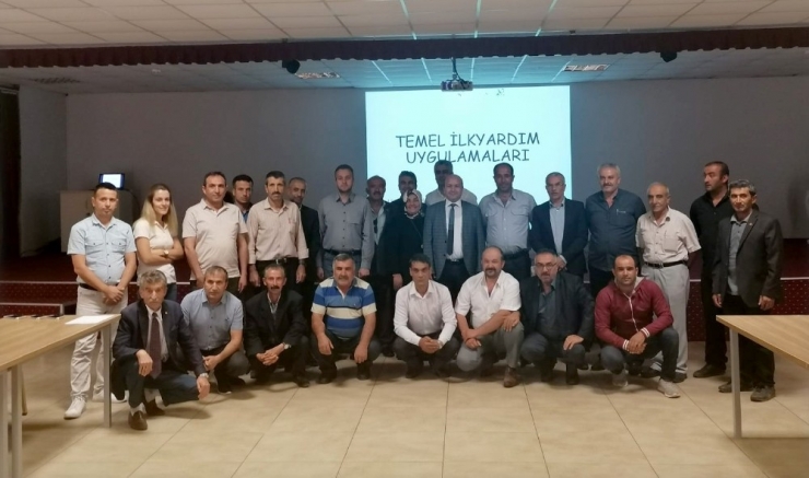 Muhtarlar, Mahallenin Sertifikalı Sağlıkçıları Oldu