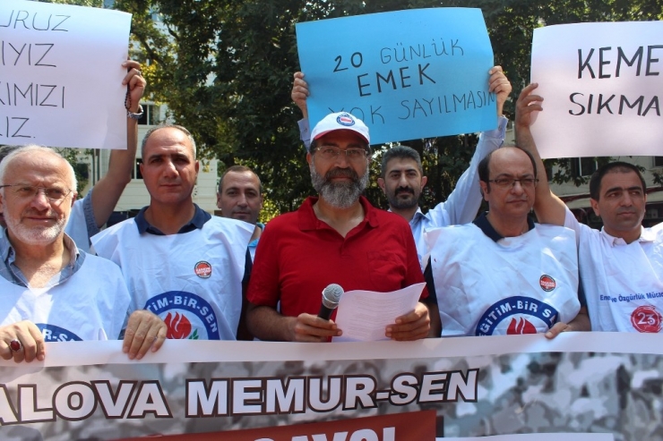 Memurlar Zam İçin Meydana İndi