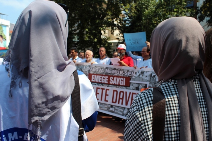 Memurlar Zam İçin Meydana İndi