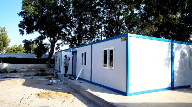 Sarıgöl’de İkili Eğitime Konteynerli Çözüm