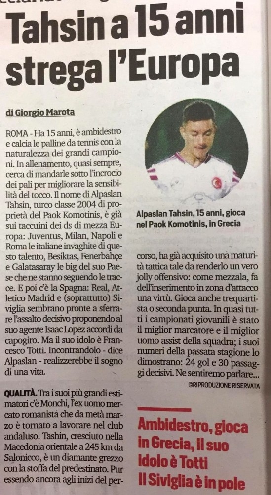 Avrupa 15 Yaşındaki Tahsin’i Konuşuyor