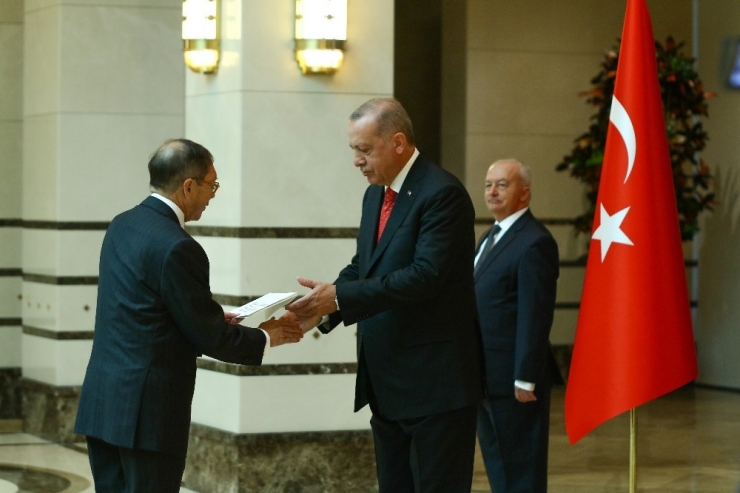 Cumhurbaşkanı Erdoğan, Kolombiya Büyükelçisini Kabul Etti