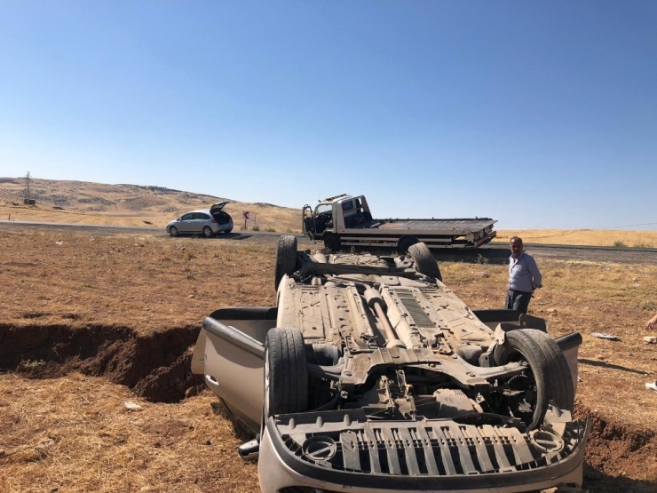 Siirt’te Otomobil Takla Attı: 1 Yaralı