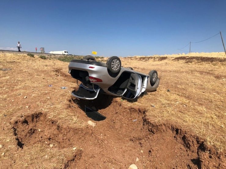 Siirt’te Otomobil Takla Attı: 1 Yaralı