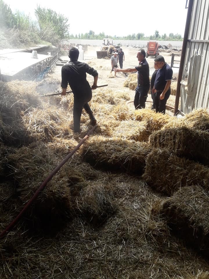 Dumanları Erken Fark Eden Köylü Ve İtfaiyenin Hızı Faciayı Önledi