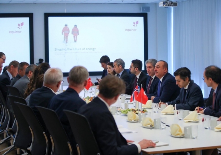 Bakan Çavuşoğlu, Trakya’da Doğalgaz Arayan Norveçli Şirketi Ziyaret Etti