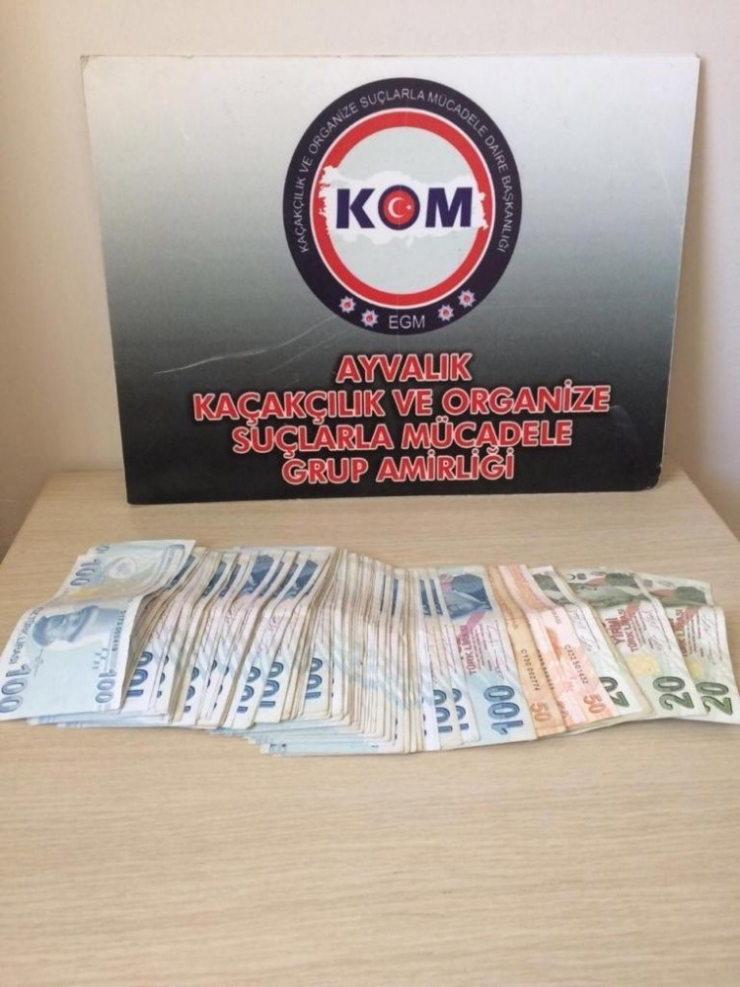 Ayvalık’ta Taksiciye Sahte Para Şoku