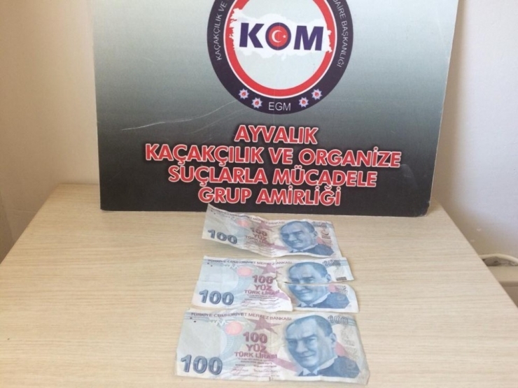 Ayvalık’ta Taksiciye Sahte Para Şoku