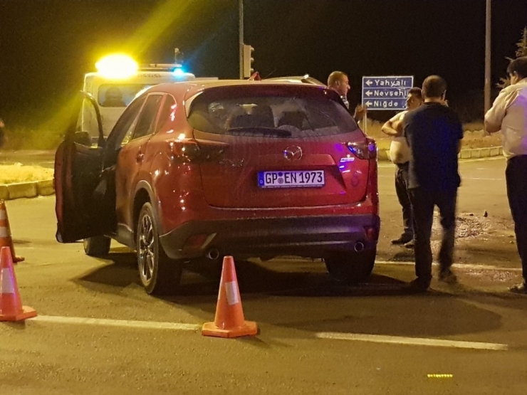 Develi’de Cip İle Otomobil Çarpıştı: 4 Yaralı