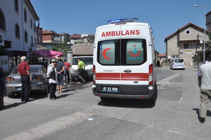 Kamyonetle Çarpışan Bisikletli Yaralandı