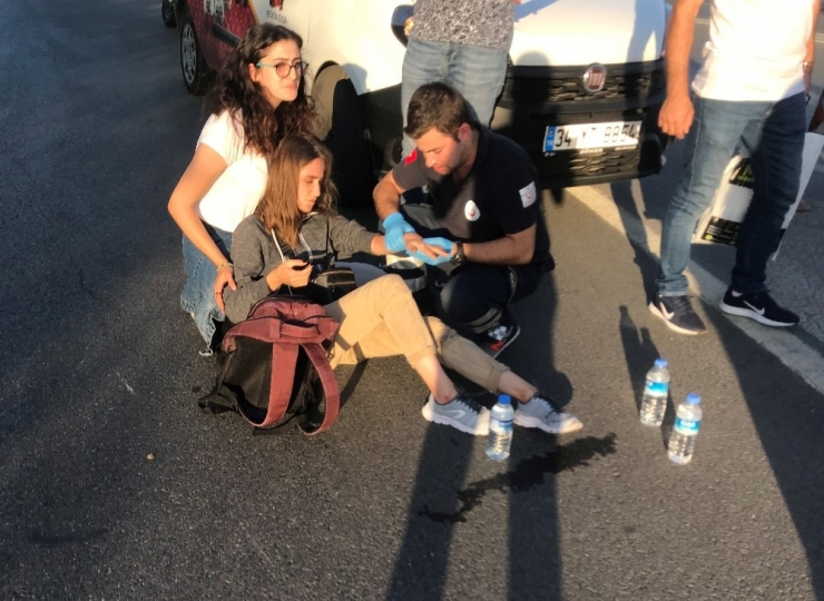 Eyüpsultan’da Motosiklet Kazası: 2 Yaralı