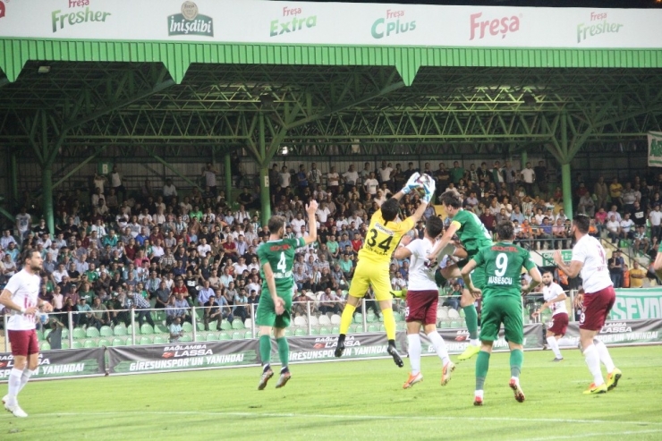 Tff 1. Lig: Giresunspor: 2 - Hatayspor: 2