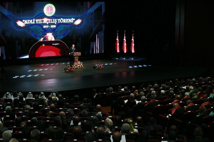 Cumhurbaşkanı Erdoğan Adli Yıl Açılış Töreninde Konuştu