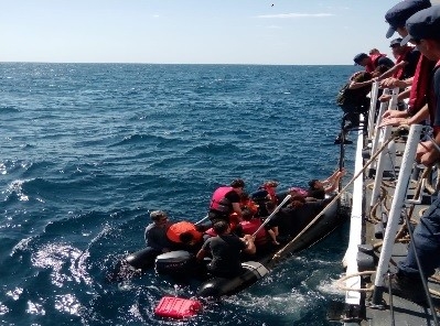 ‘Umut’ Yolculukları Lastik Botta Son Buldu