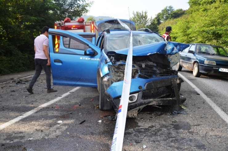 Ordu’da Zincirleme Trafik Kazası: 1 Ölü, 1 Yaralı