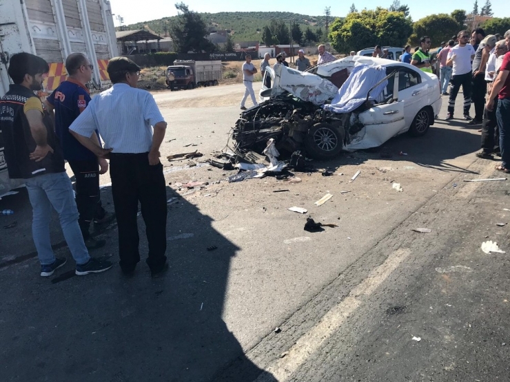 Kahramanmaraş’ta Kamyon İle Otomobil Çarpıştı: 1 Ölü